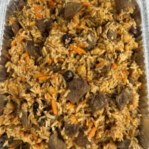 Pilaf with beef