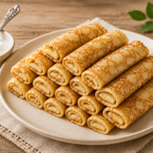 Crêpe with apples